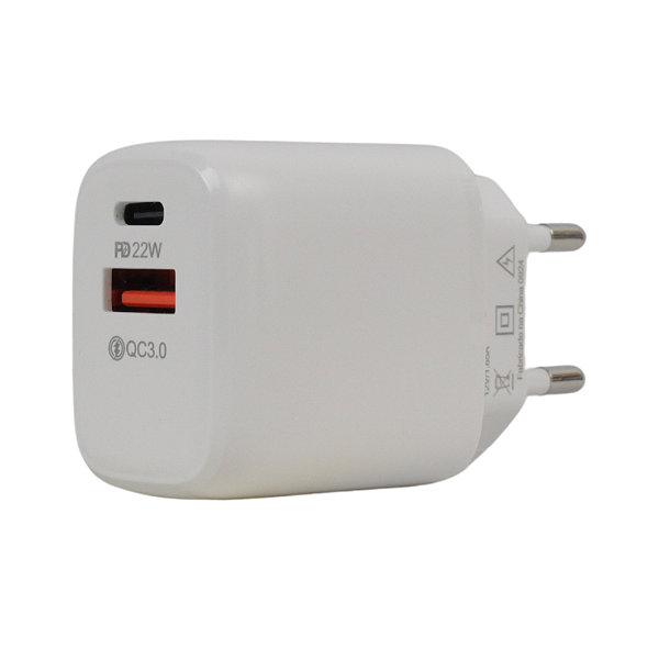 Carregador Kimaster Power Duo USB e USB-C 40W - T110