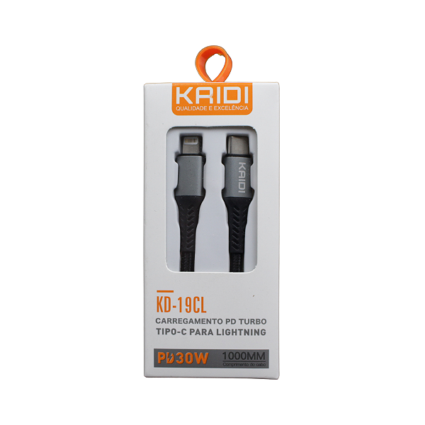 Cabo de Carregamento Tipo C p/ Lightning 1m (KD19CL)