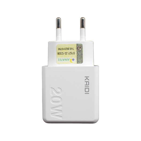 Carregador AC Adaptável 2 Entradas c/ Cabo USB p/ Lightning (KD670C)