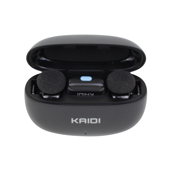 Microfone de Lapela c/ Mudança IA de Voz p/ Lightning (KMF3A)