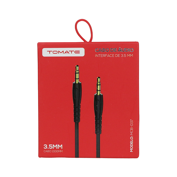 Cabo de Áudio 3.5mm p/ 3.5mm (MCB037)