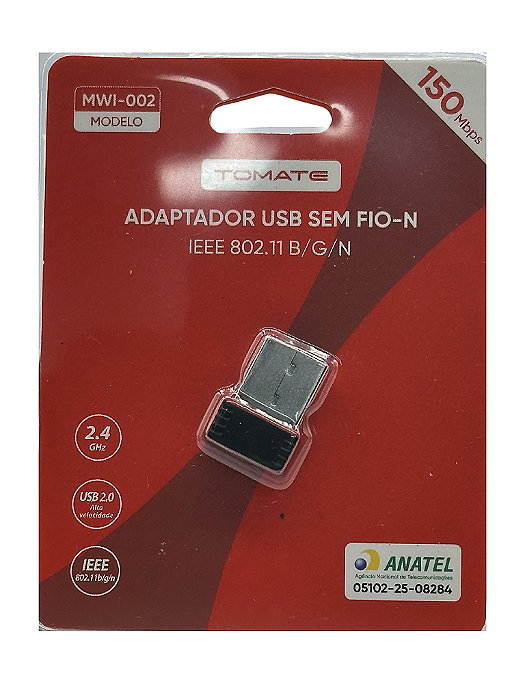 Adaptador Wireless USB Tomate MWI-002