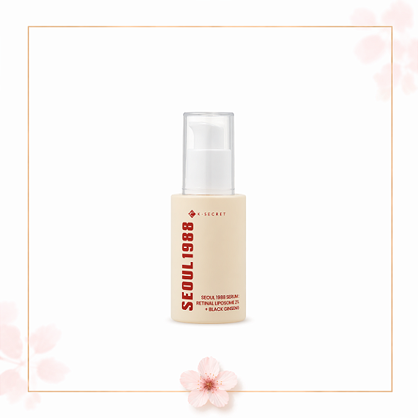 K-Secret Sérum: Retinal Liposome 2% + Black Ginseng 30ml