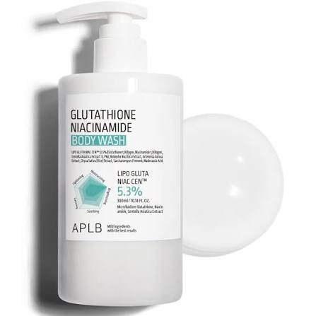 APLB Body Wash - Lipo Gluta, Niacinamida Cen 5.3% 300ml