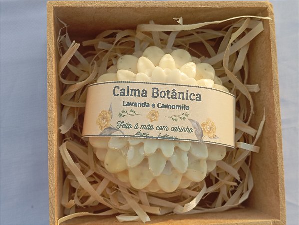 Sabonete Artesanal Calma Botânica de Lavanda e Camomila