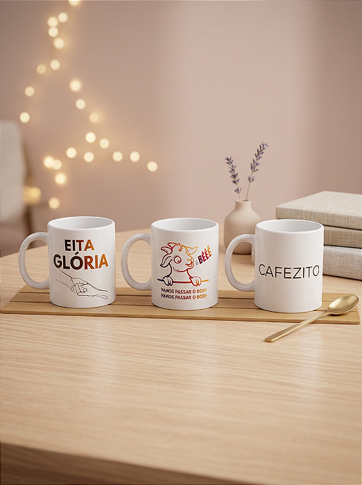 KIT 3 Canecas Exclusivas Lubleca