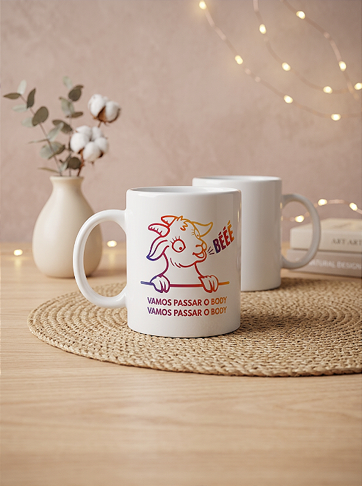 Caneca Vamos Passar o Body