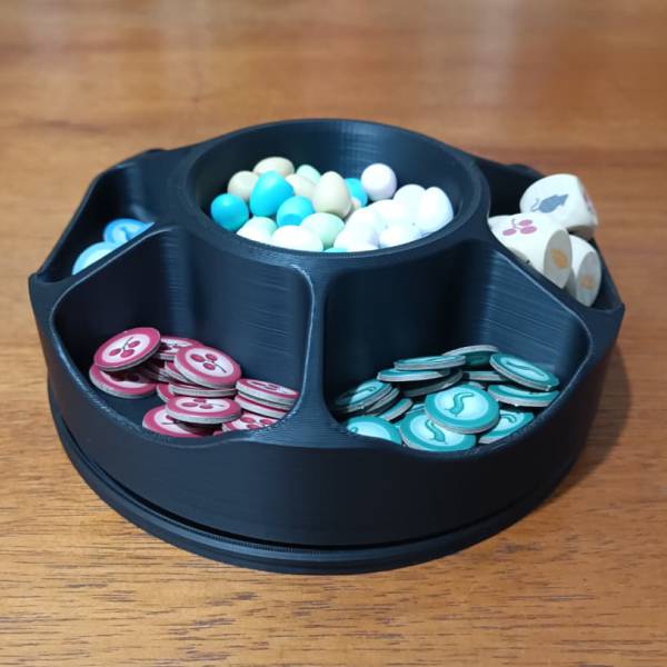 Organizador Giratório Premium para Board Games (Meeple Hub Pro)