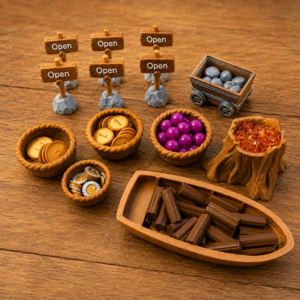 Kit de Acessórios 3D para Everdell