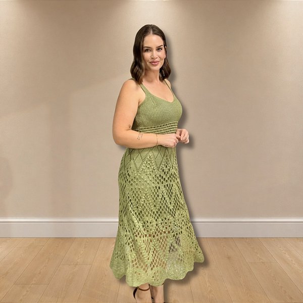 Vestido Raquel | Tricô estilo Renda