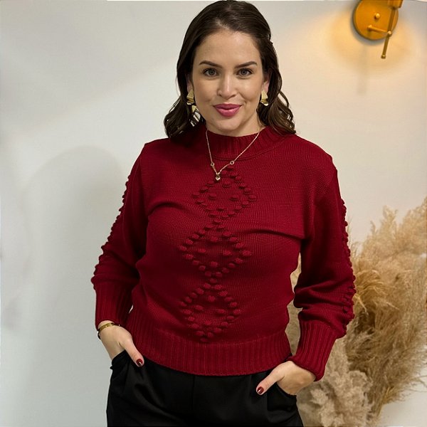 Blusa Tricô Regiane | Ponto Pipoca