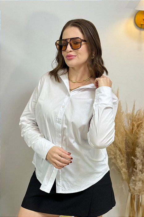 Camisa Tricoline Modelagem Ampla
