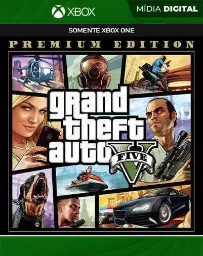 GTA V - XBOX SERIES S/X - MIDIA DIGITAL