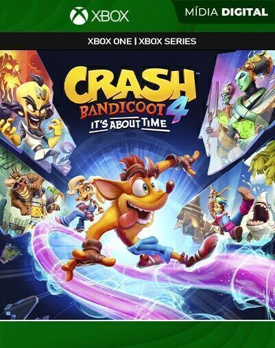 CRASH BANDICOOT 4 - XBOX ONE & SERIES S/X - MIDIA DIGITAL