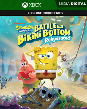 SPONGEBOB SQUAREPANTS: BATTLE FOR BIKINI BOTTOM - XBOX ONE & SERIES S/X - MÍDIA DIGITAL