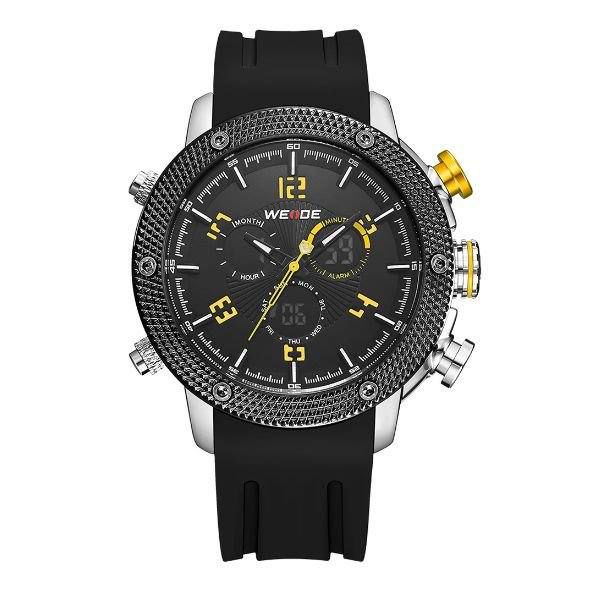Relógio Masculino Weide Anadigi WH-5206 Amarelo