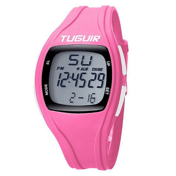 Relógio Feminino Tuguir Digital TG1801 - Rosa