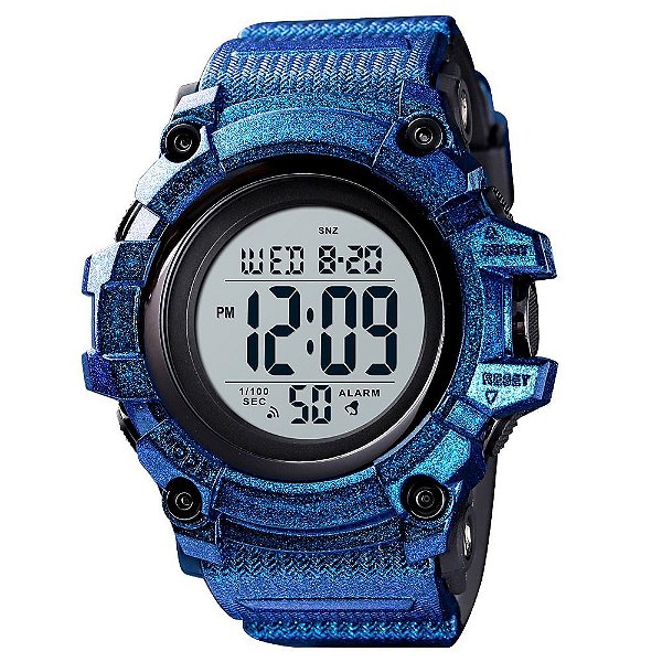 Relógio Masculino Skmei Digital 1522 - Azul Perolizado