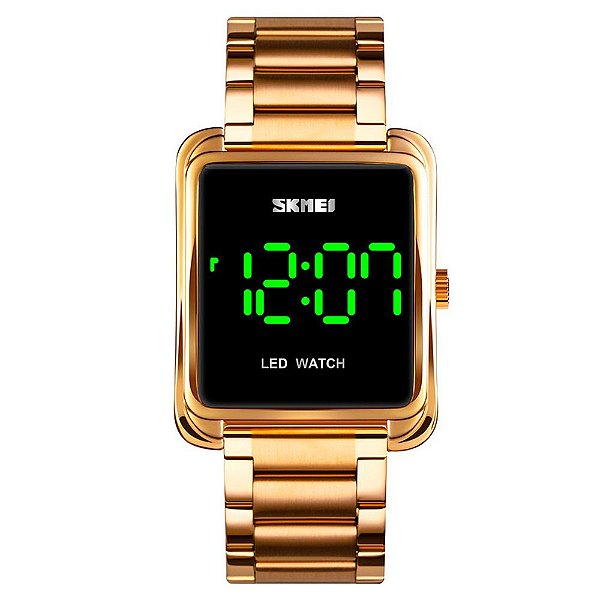 Relógio Masculino Skmei Digital 1505 - Dourado