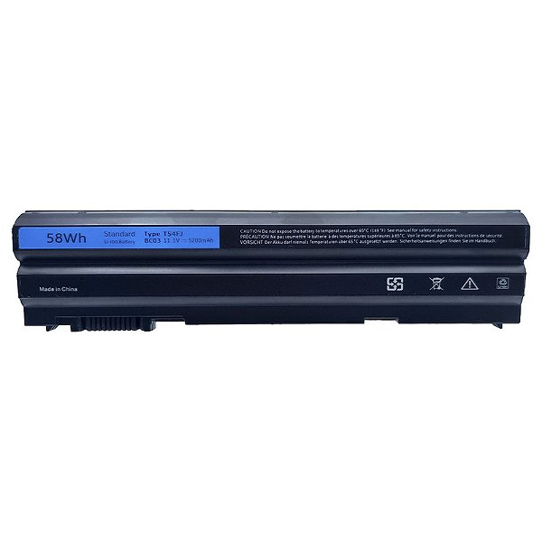 Bateria para Dell 1325 312-1242 E5420 E6420 E6520 M5y0x F54FJ 11.1V 5200mAH 58Wh