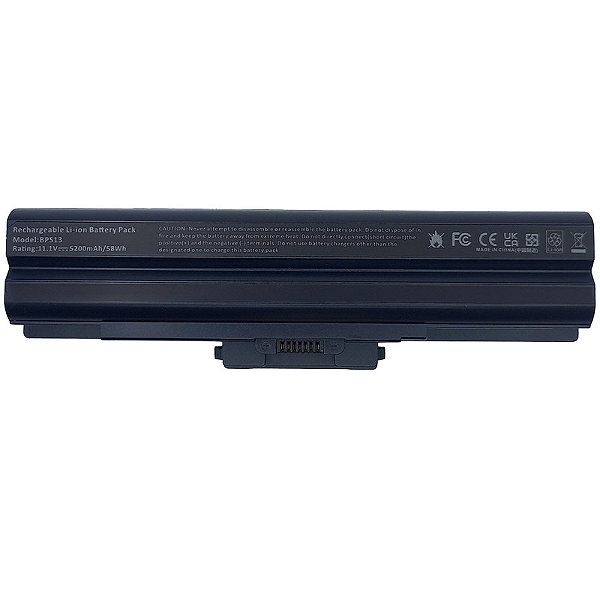 Bateria para Sony VGP-BPS13B 11.1V. 5200mAh Preta