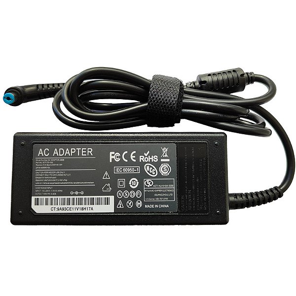 Fonte para Acer 19V 3.42 PONTA AMARELA AZUL plug 5.5*1.7