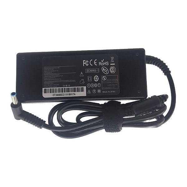 Fonte para Hp 19.5V 4.62A 90W ENVY PLUG AZUL