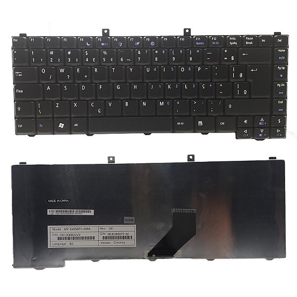 Teclado para Acer Aspire 5100 3100 Pk1306b02v0