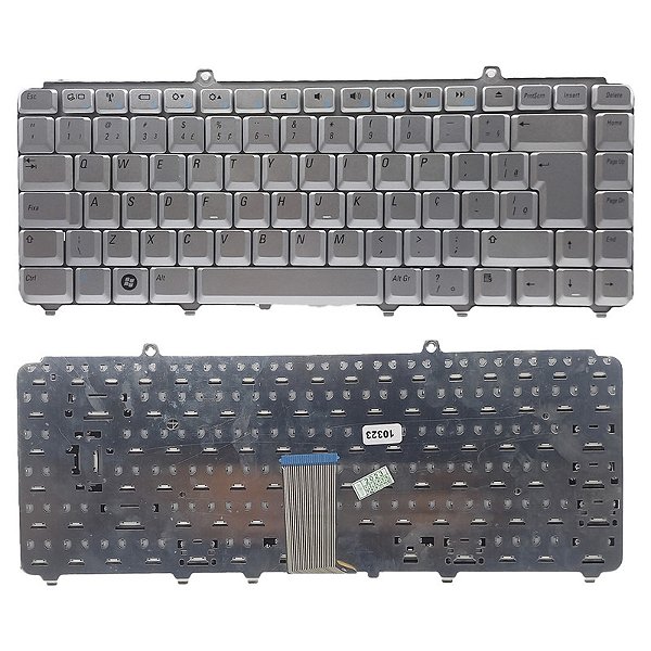 Teclado para Dell Insp 1545 1525 1521 1520 1420 Prata ABNT2