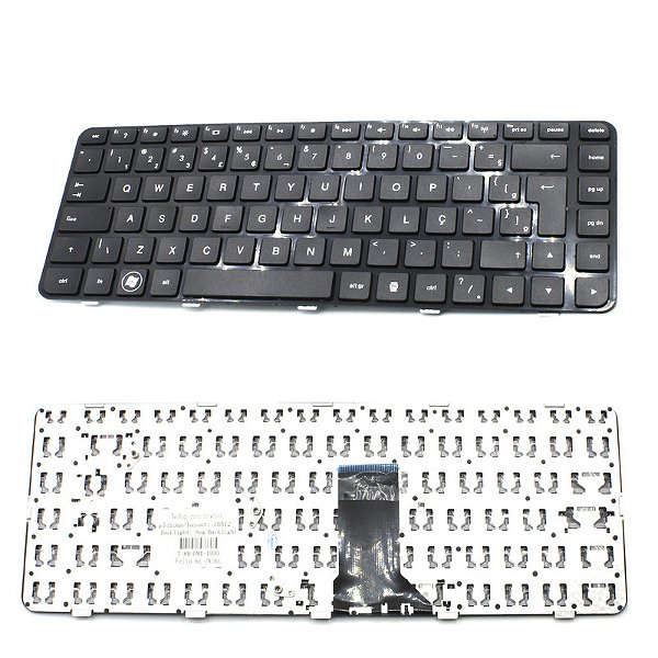 Teclado para Hp DM4 SERIES DV5-2000 PRETO com moldura