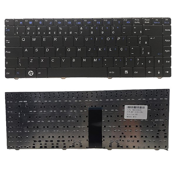Teclado para Itautec W7425Philco 14d Intelbras I300 preto Portugues
