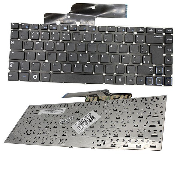 Teclado para Samsung NP300 NP305 NP300E4A S CARCACA não numerico PT