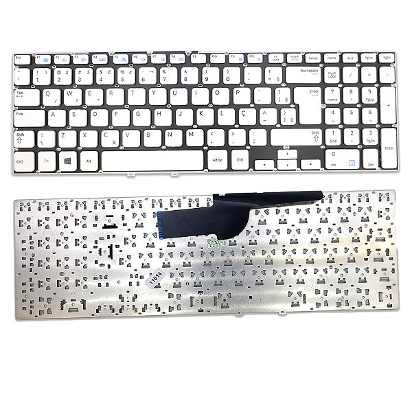 Teclado para Samsung Essentials Np270e5k Np270e5j Np270e5g Branco