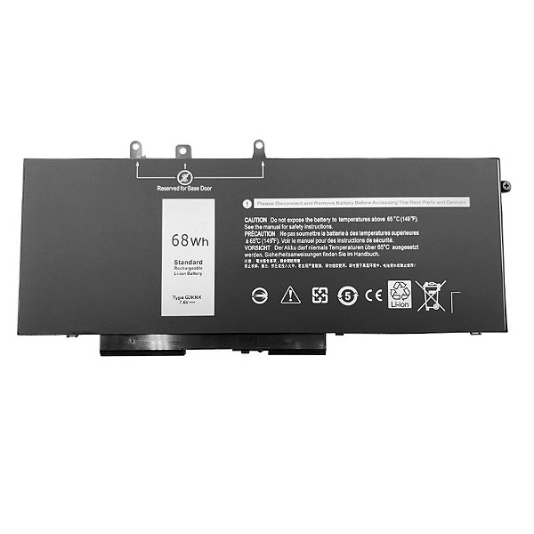 Bateria para Dell Latitude 5480 5580 5490 Type Gjknx 7.6V 68WH