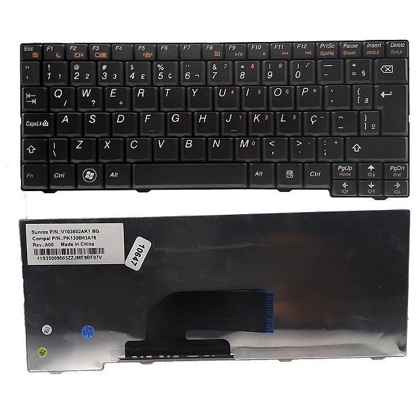 Teclado para Lenovo Ideapad S10-3 Series Abnt2 Com ç