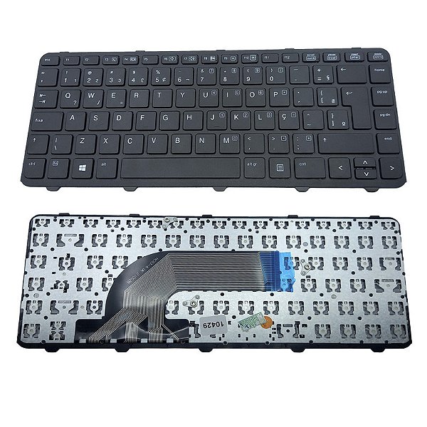 Teclado para Hp Probook 442 440 G1, 440 430 g2  com Moldura português