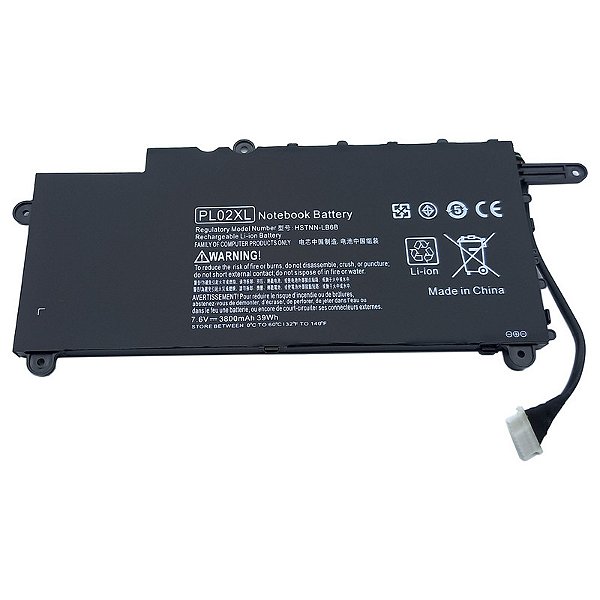 Bateria para Hp Pavilion X360 7.6v 3800mAh 39Wh Pl02xl