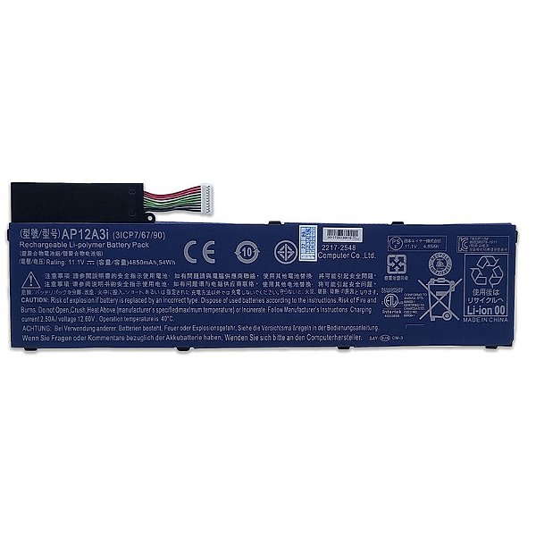 Bateria para Acer Aspire W700 Ma50 M5 Tablet M3 11.1V 54Wh - Ap12a3i