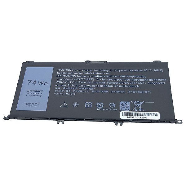 Bateria para Dell Type 357F9 - Inspiron 15 7567 7000 7559 11.4V - 74Wh