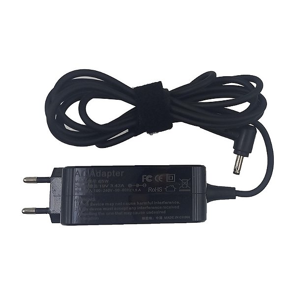 Fonte para Asus 19V 3.42A ADP-65SW A 4.0x1.35mm Quadrada