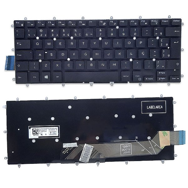 Teclado para Dell INSPIRION 13-5378 7560 7460 P58F14-5481 5480 PRETO
