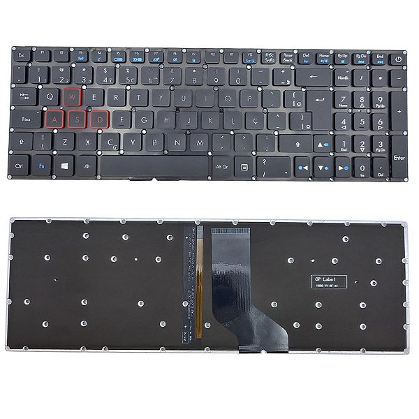 Teclado para Acer Predator Helios G3-571 G3-572 G3-573 Br 32 vias