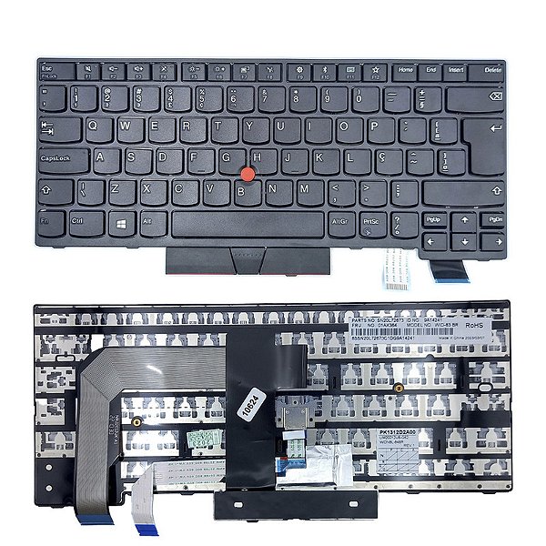 Teclado para Lenovo Thinkpad T470 T480 Retroiluminado