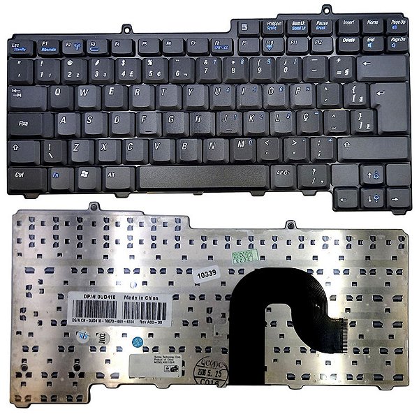 Teclado para Dell LATITUDE 120L , LATITUDE 131L Preto Portugês
