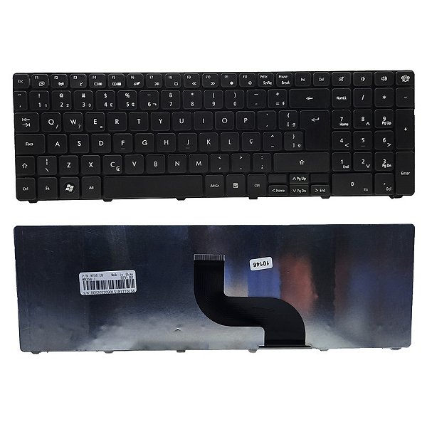 Teclado para Gateway NV50A NV51B PRETO Wifi F2