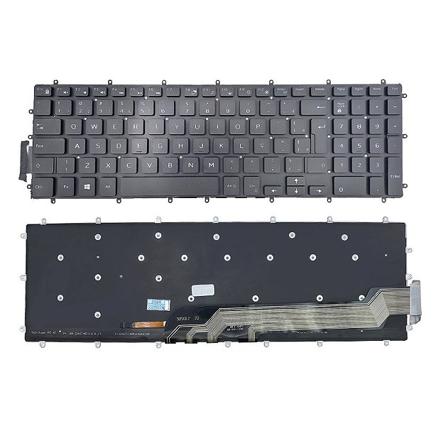 Teclado para Dell Inspiron G3-3579 G3-3779 G5-5587 G7-7588 português numerico Retroiluminado