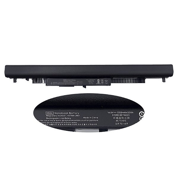 Bateria para HP 15 15Q 15G 14.6V 2200mAh 32Wh HS04