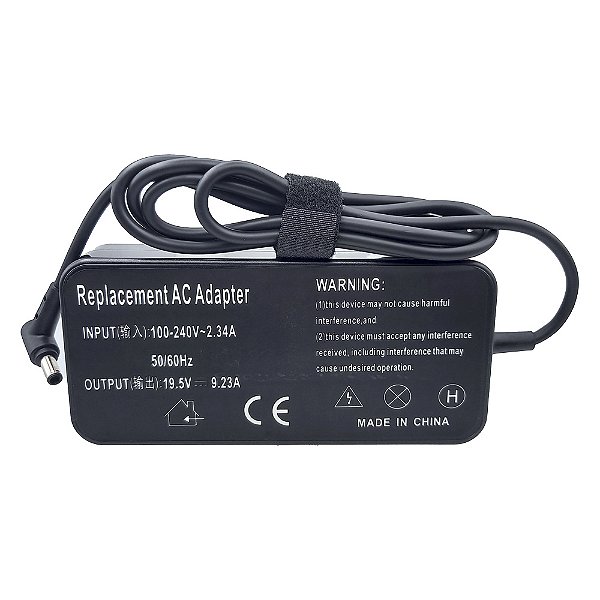 Fonte para Asus 19.5V 9.23A 180W 6.5mm x 3.7 mm