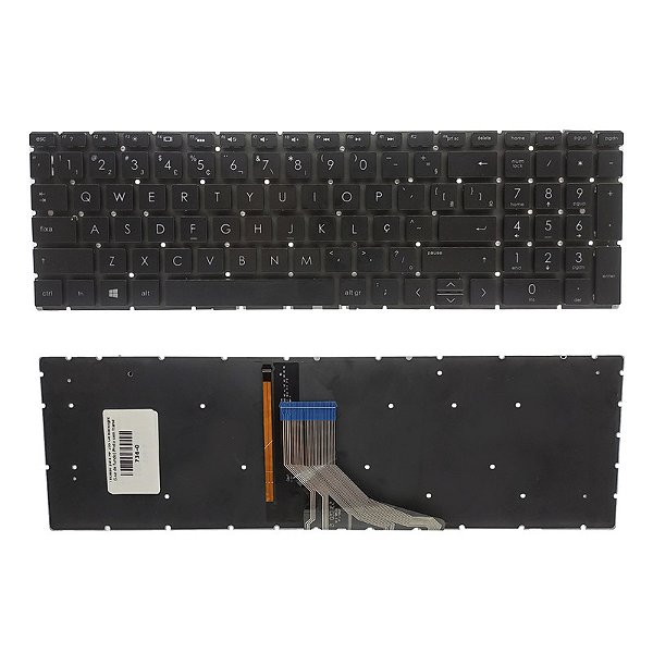 Teclado para Hp 250 255 256 G7/G8 Pk132h84a28 c/ Backlight