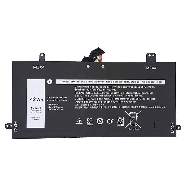 Bateria para Dell Latitude 5285 5290 7.6V 42Wh
